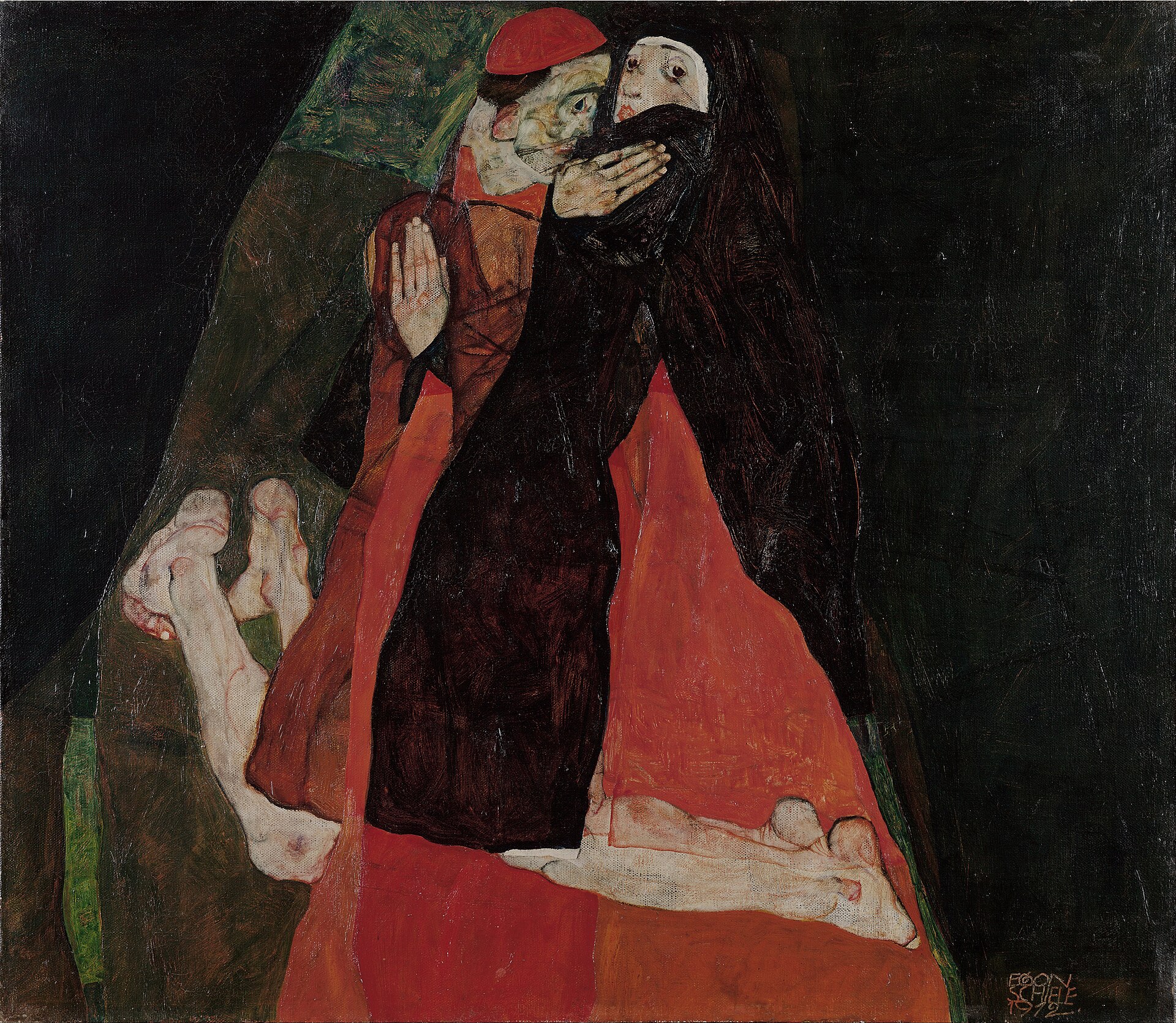 추기경과 수녀 (애무) (Cardinal and Nun / Caress)